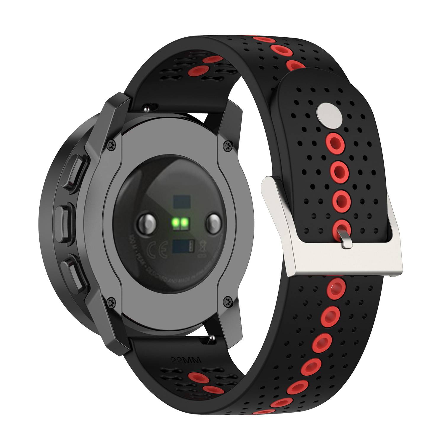 Buntes Uhrenarmband 22MM für die Suunto Race S Uhr Blue + Grey