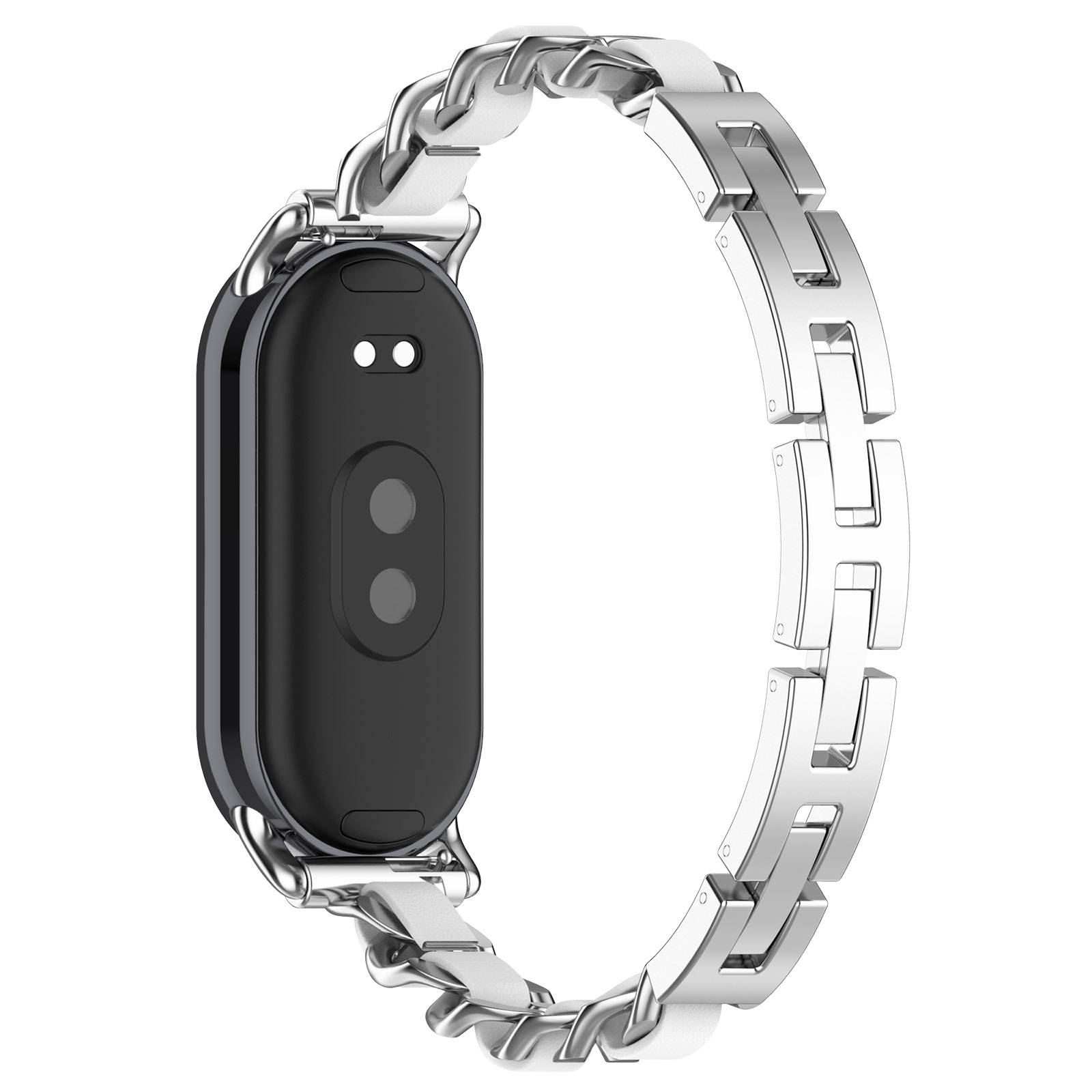 Uhrenarmband für Xiaomi Band 9/9 NFC Silver