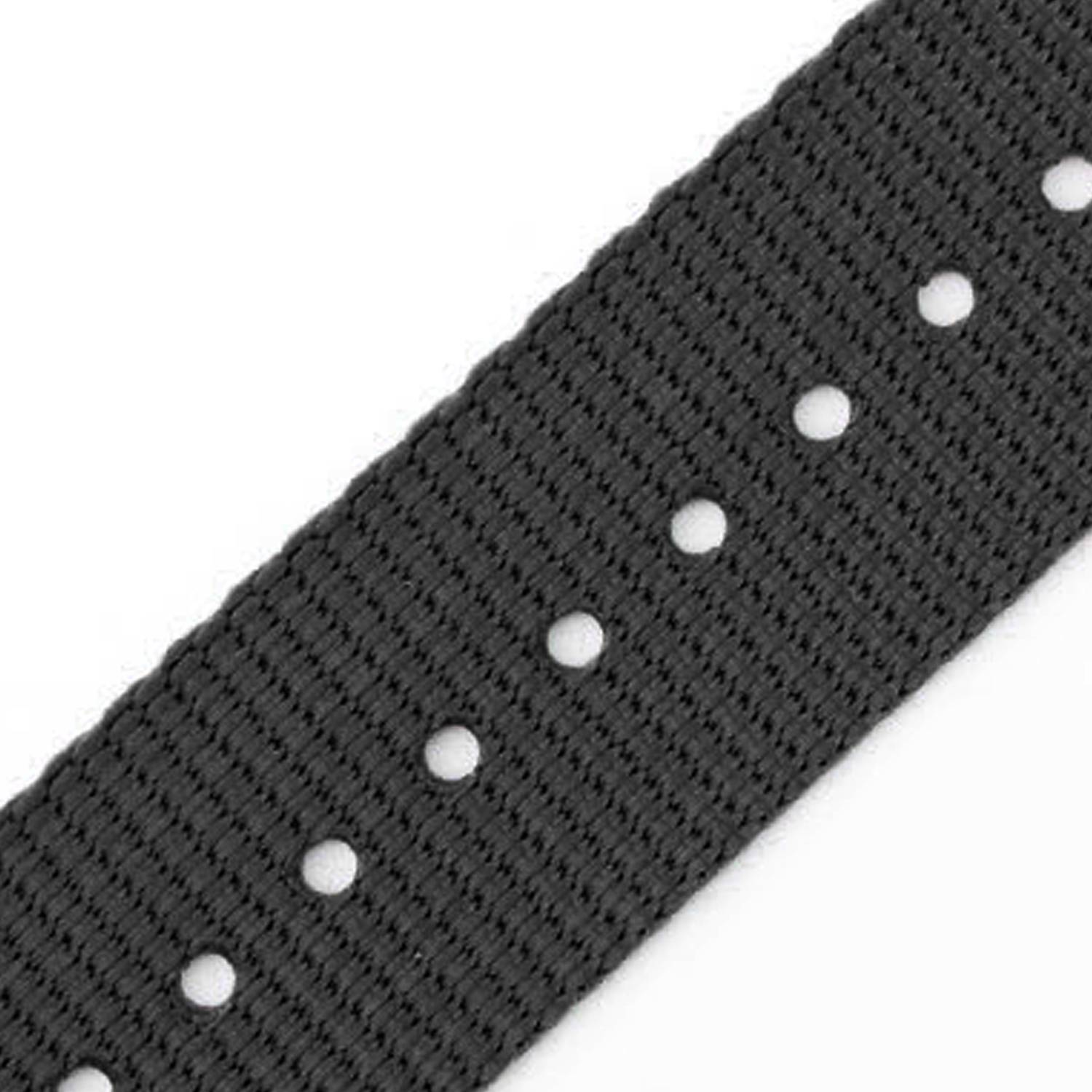 Nylon-Uhrenarmband für Garmin Vivoactive Acetat Black