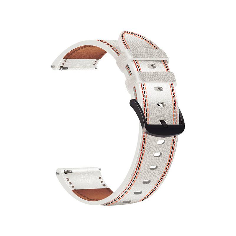 Leder Uhrenarmband für HUAWEI GT3 White 20 mm