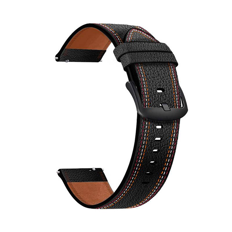 Leder Uhrenarmband für HUAWEI GT3 Black 20 mm