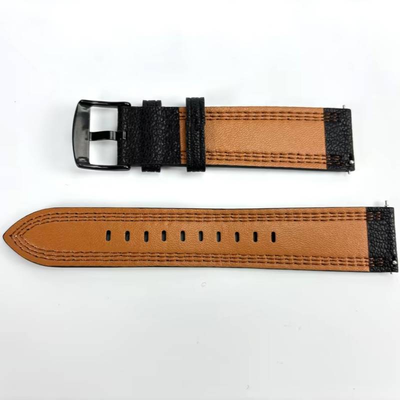 Leder Uhrenarmband für HUAWEI GT3 Black 22 mm