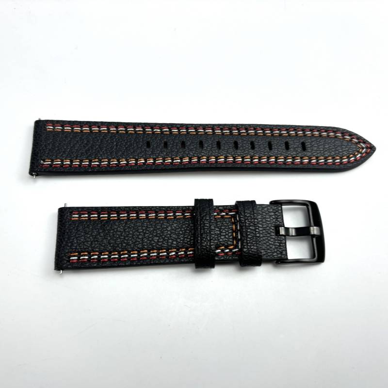 Leder Uhrenarmband für HUAWEI GT3 Black 20 mm