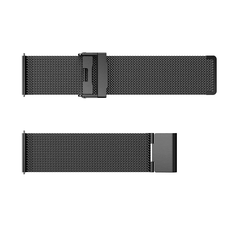 Uhrenarmband aus Edelstahl für Suunto 9 Baro/7/d5/Spartan Black 22 mm