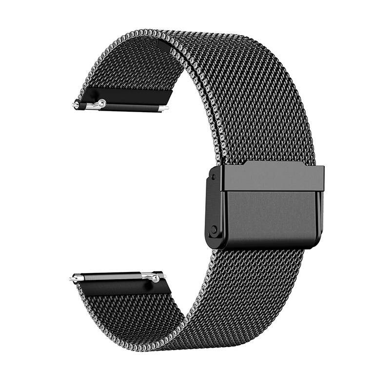 Uhrenarmband aus Edelstahl für Suunto 9 Baro/7/d5/Spartan Black 22 mm