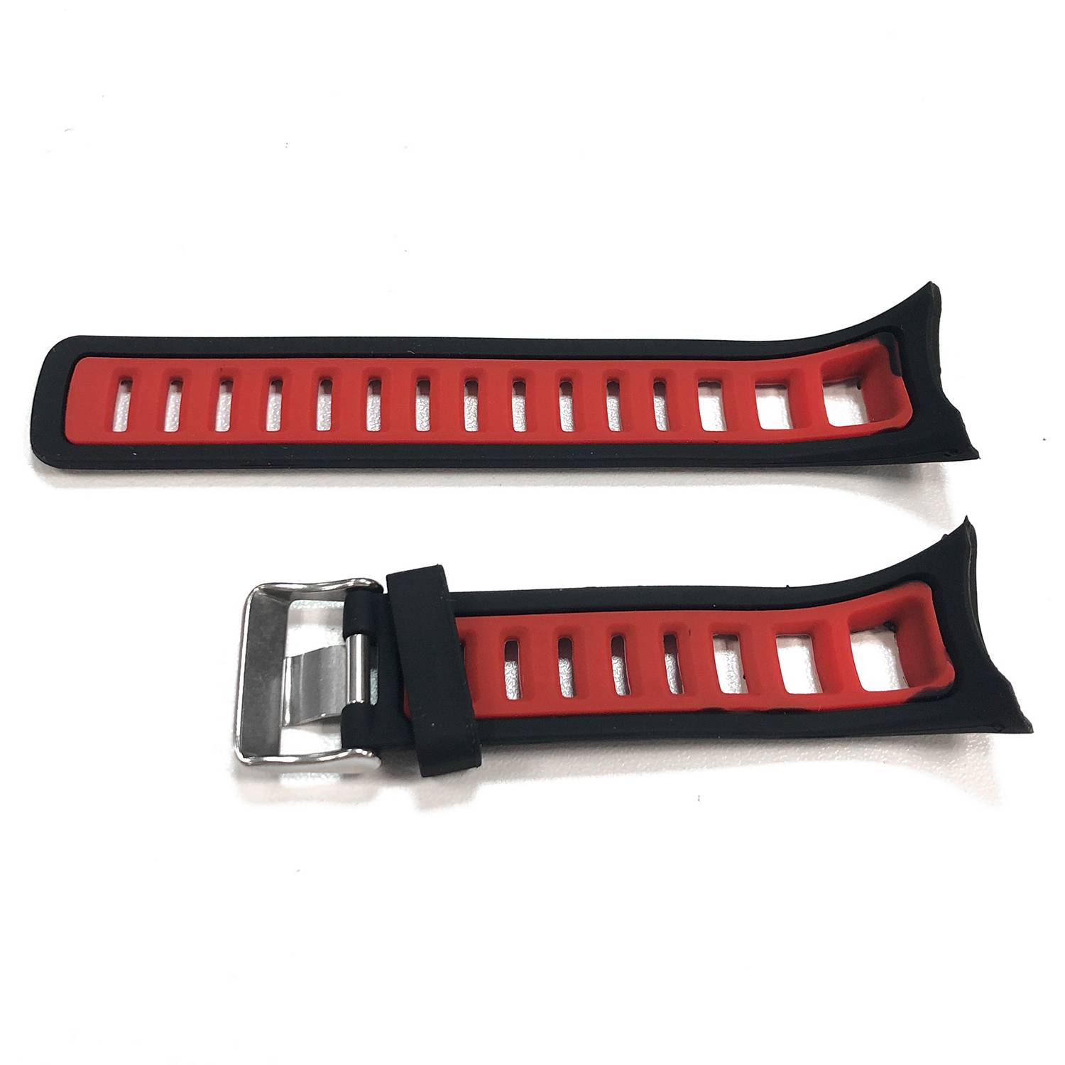 Silikon-Uhrenarmband für Suunto Quest/M1/M2/M4/M5 Black+Red