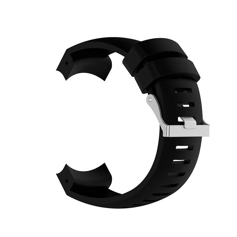 Silikonarmband für Suunto Core ALU - Schwarz