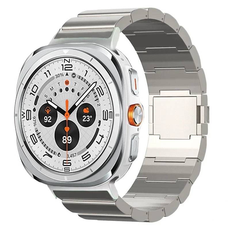 Magnetisches Titanarmband für Samsung Galaxy Watch 7 Ultra Silver