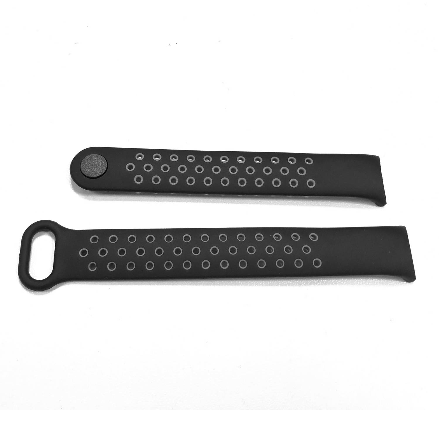 Atmungsaktives TPU-Ersatzarmband für Xiaomi Band 8/9 Black+Grey
