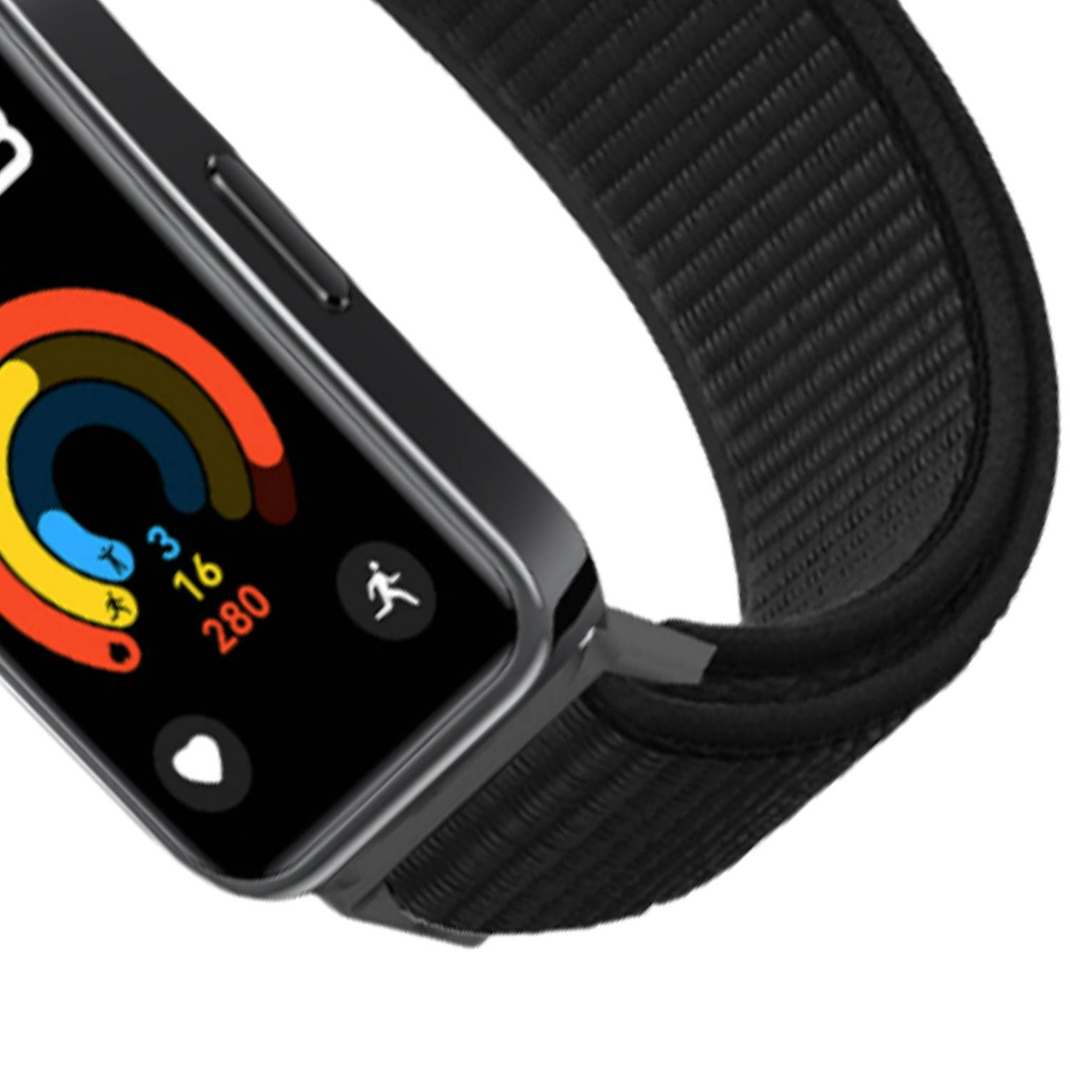 Nylon-Uhrenarmband für Huawei Band 8/9 Black