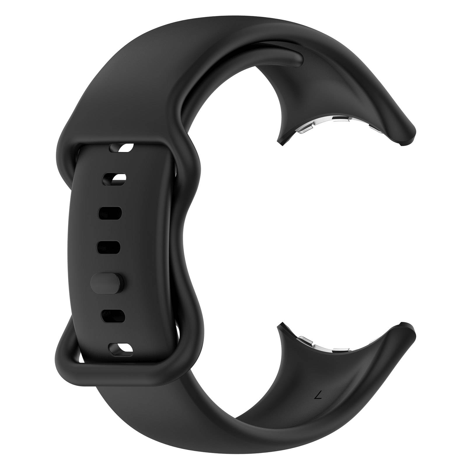 Silikon-Uhrenarmband für Google Pixel Watch 3 Black M