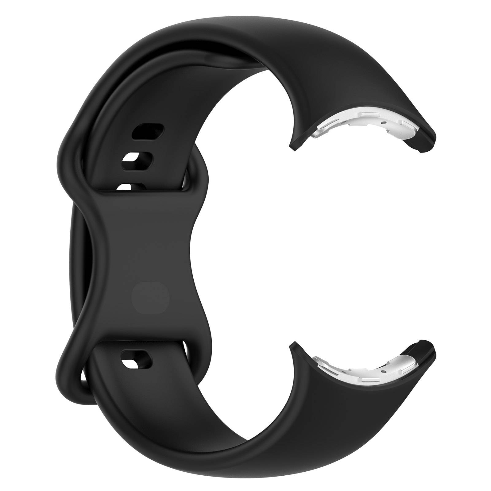 Silikon-Uhrenarmband für Google Pixel Watch 3 Black L