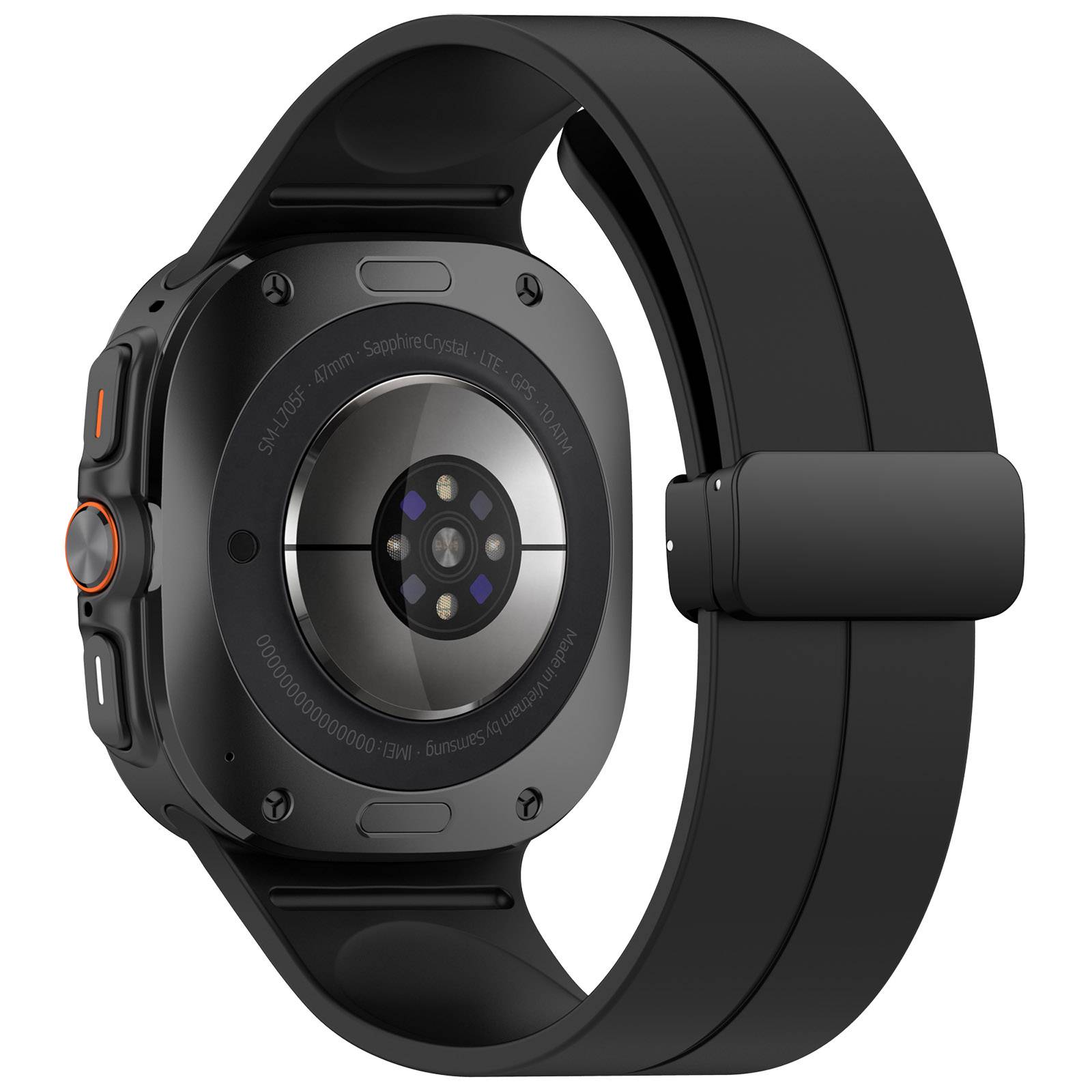 Uhrenarmband mit Magnetschnalle, Samsung Watch Ultra 24 mm Black