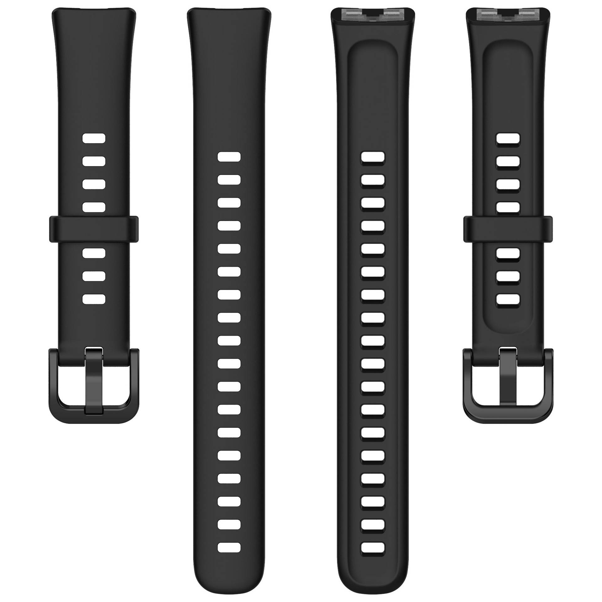 Uhrenarmband für Huawei Band 8 aus atmungsaktivem TPU Black