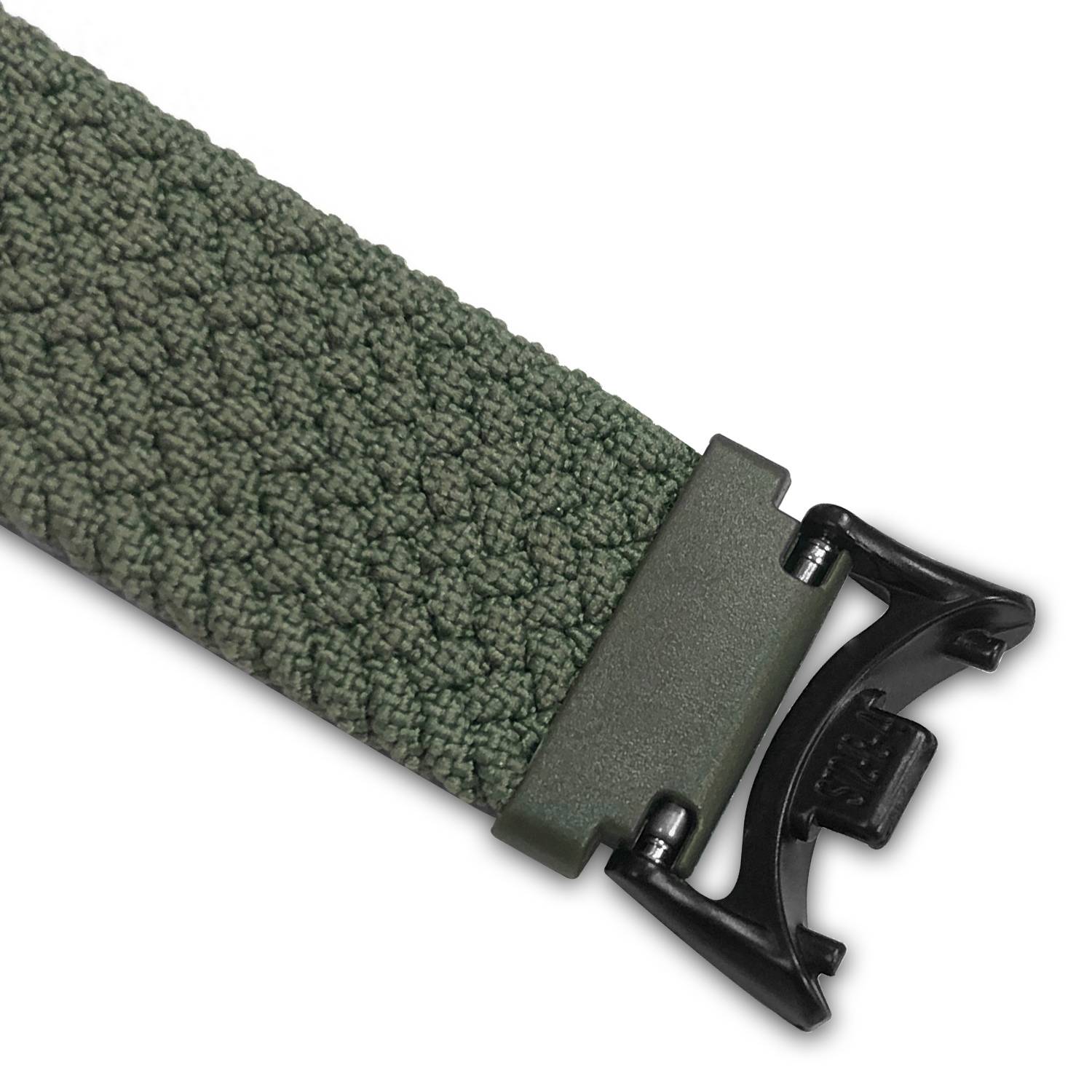 Gewebtes Nylon-Uhrenarmband für Xiaomi Mi Band 8/9 Green