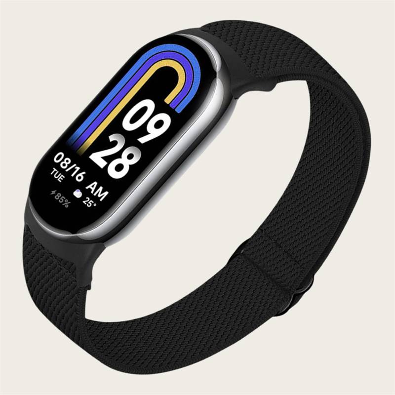 Xiaomi Mi Band 8 Gewebtes Armband Black