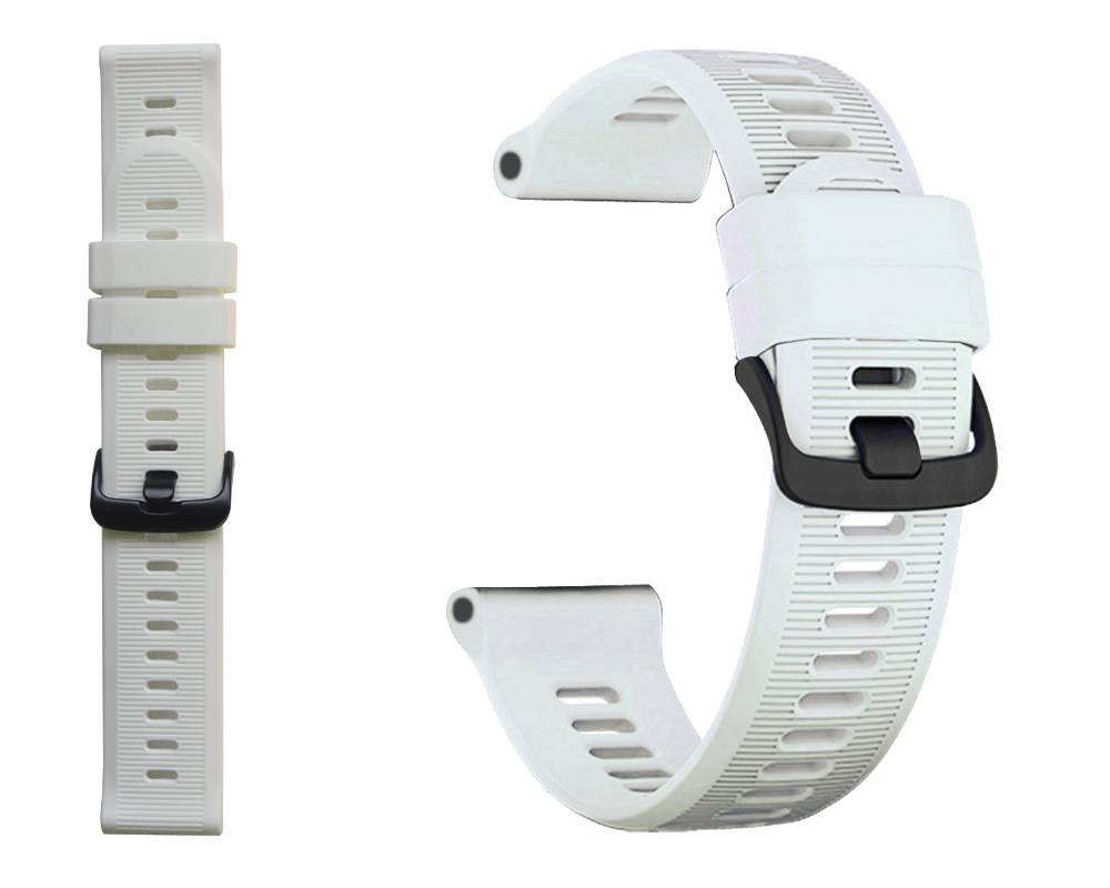 Silikon-Uhrenarmband für Garmin Forerunner 945/935/955/Fenix 7 White