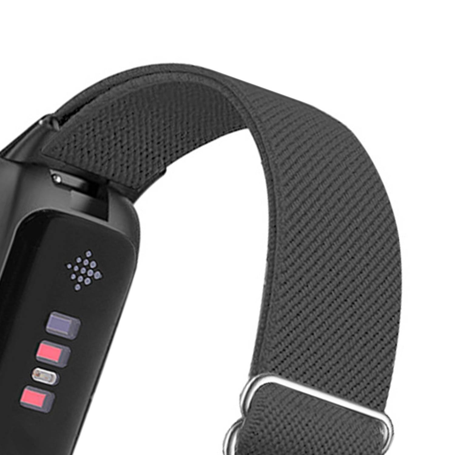 Fitbit Inspire 3 Nylon-Armband Black