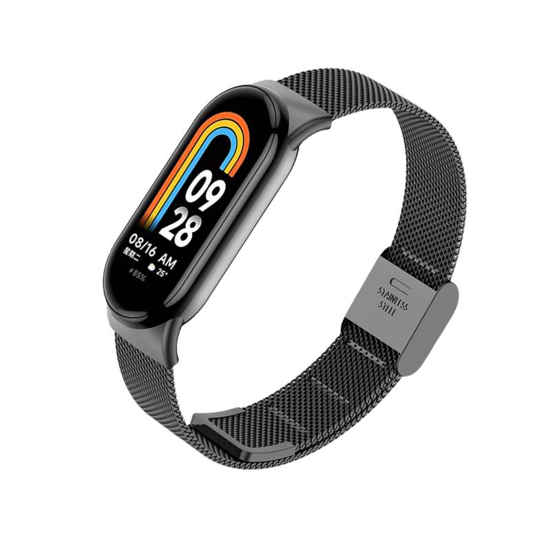 Metallarmband für Xiaomi Mi Band 8/9 Black