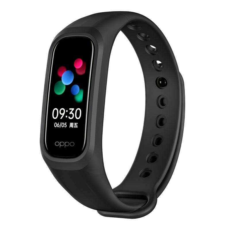 Silikon-Uhrenarmband für Oppo Band / OnePlus Band Black