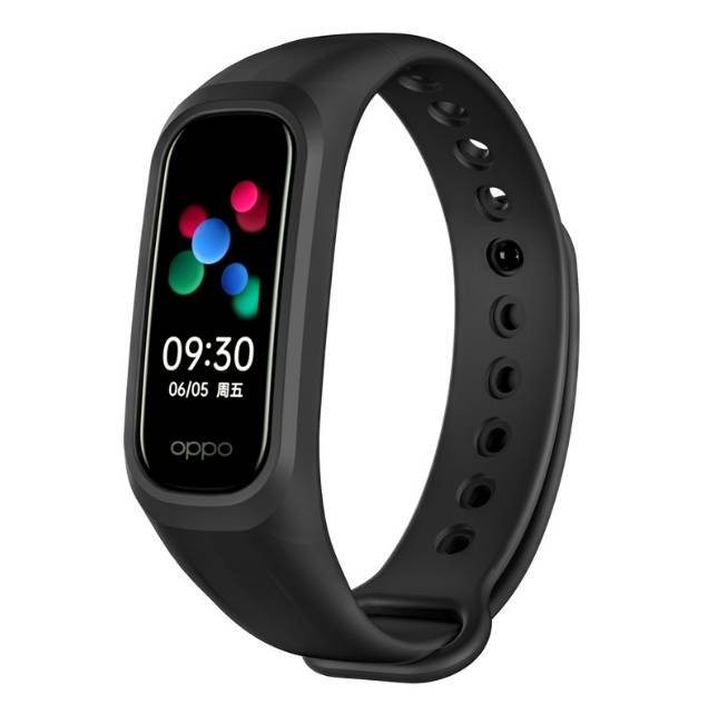 Silikon-Uhrenarmband für Oppo Band / OnePlus Band Black