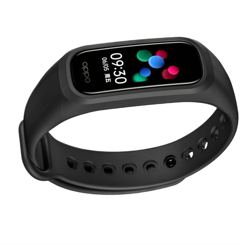 Silikon-Uhrenarmband für Oppo Band / OnePlus Band Black