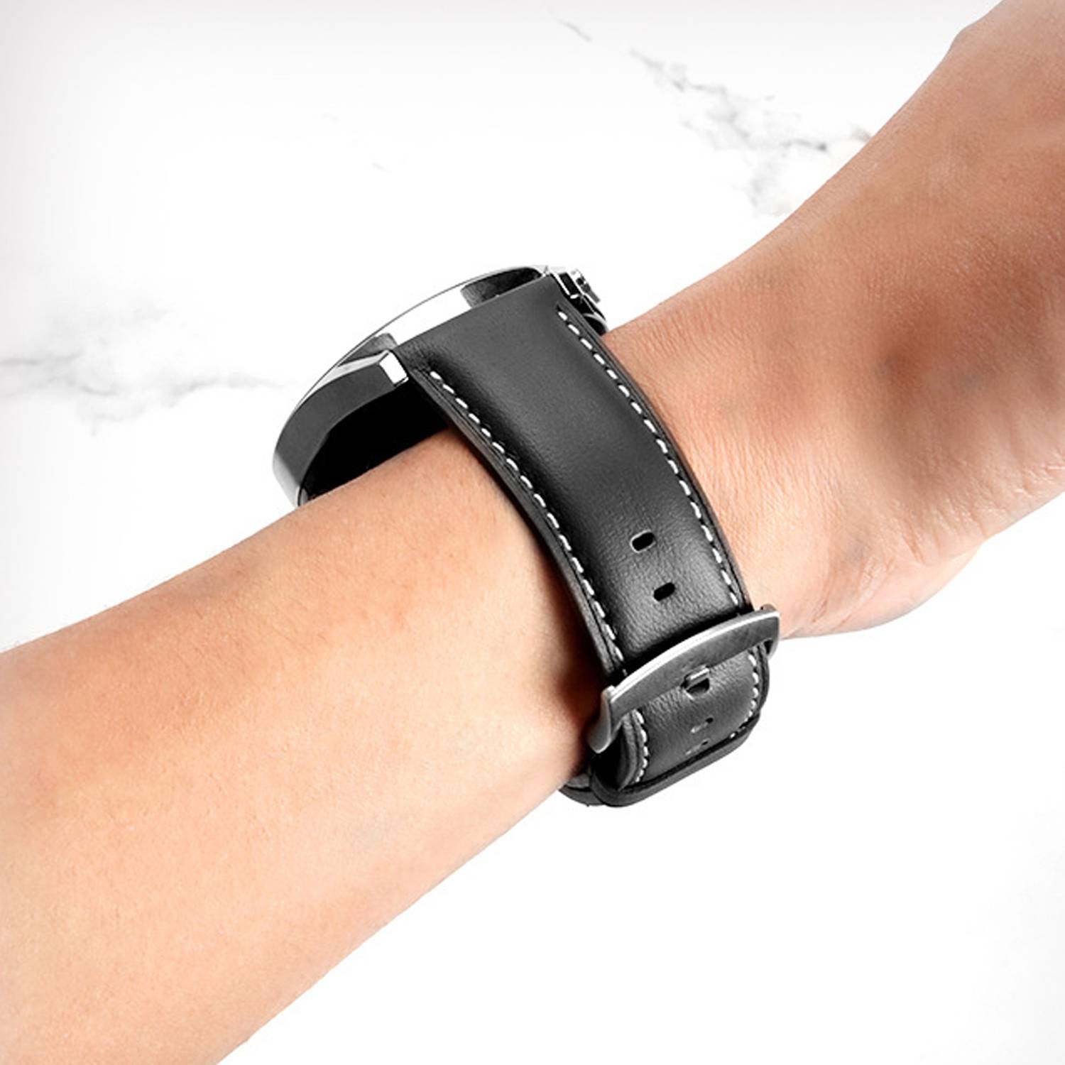 Echtleder-Uhrenarmband für Huawei GT5, 22 mm Black