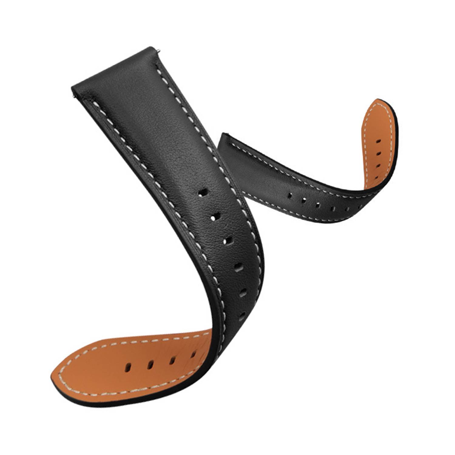 Echtleder-Uhrenarmband für Huawei GT5, 22 mm Black