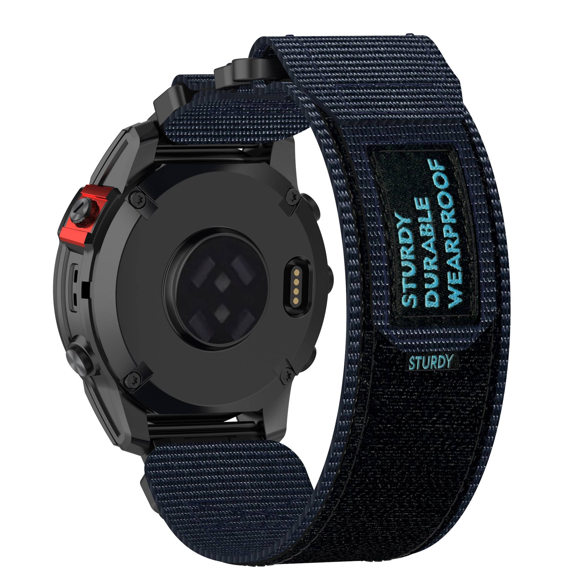 Garmin Nylon-Uhrenarmband für Garmin Fenix 8 Blue 26 mm
