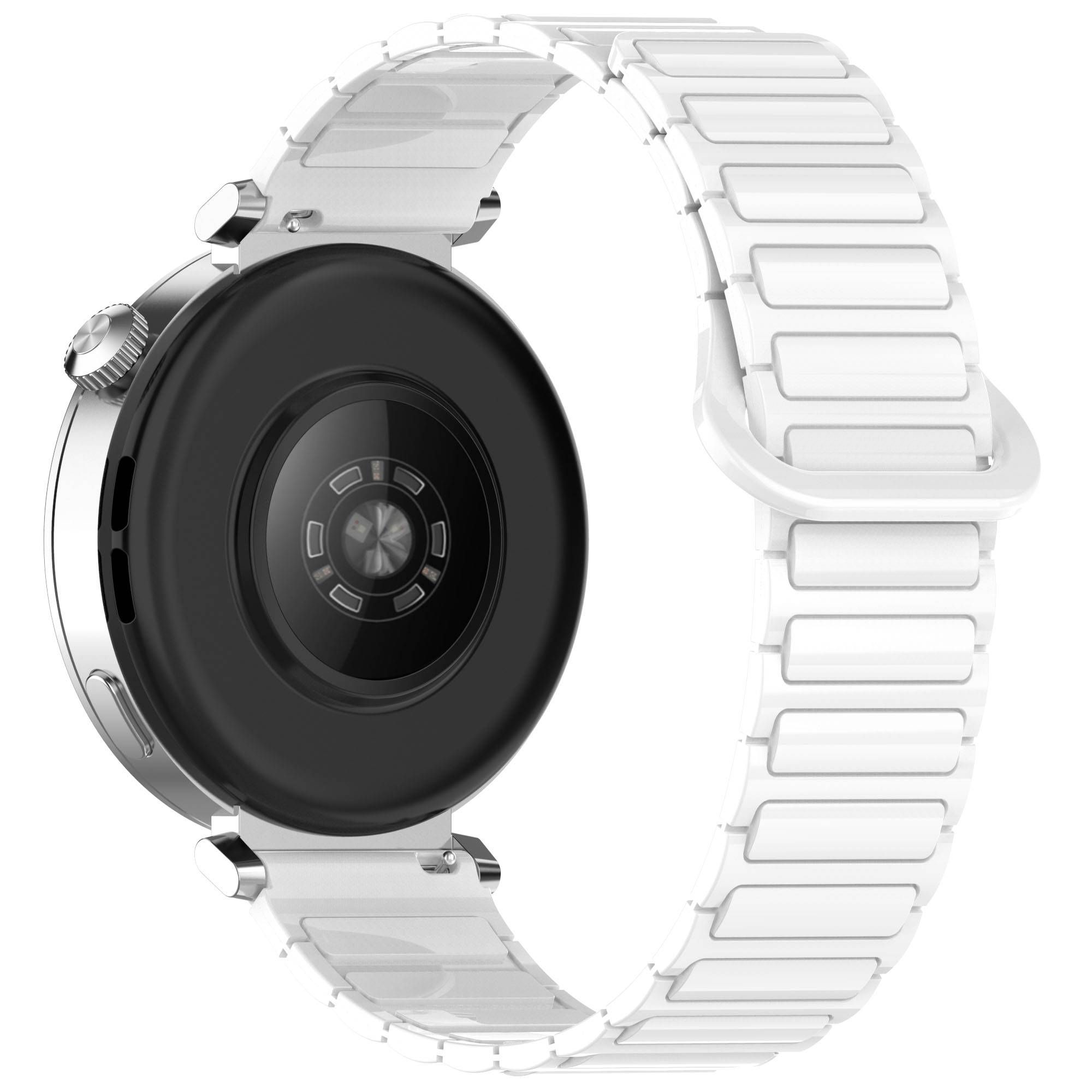 22 mm magnetisches Uhrenarmband für Huawei Watch GT5/GT4/GT3, Samsung Galaxy Watch White