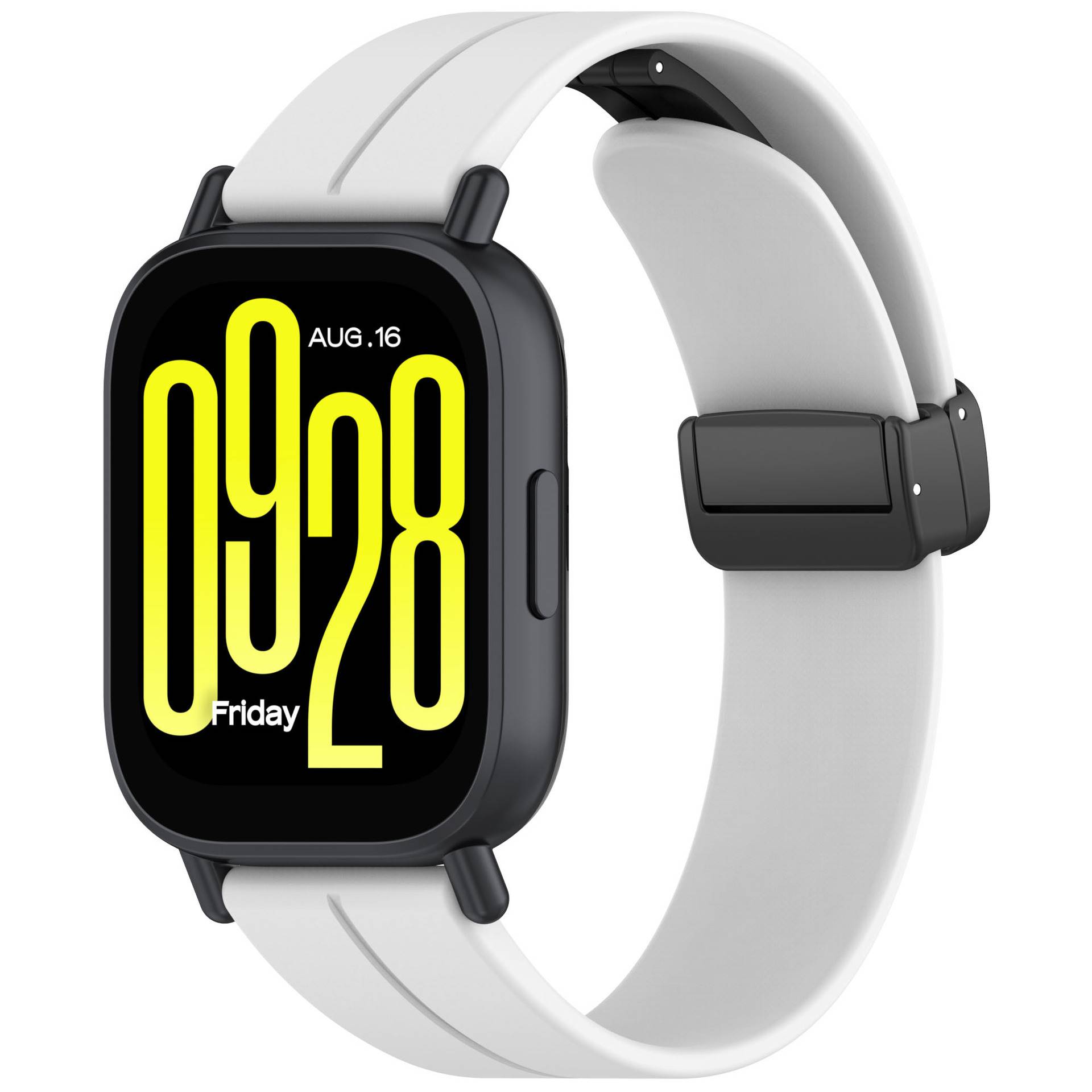 Silikon-Uhrenarmband - 18 mm White