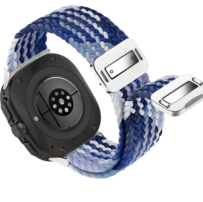 Samsung Watch 7 – Ultraelastisches Armband aus gewebtem Nylon Blue