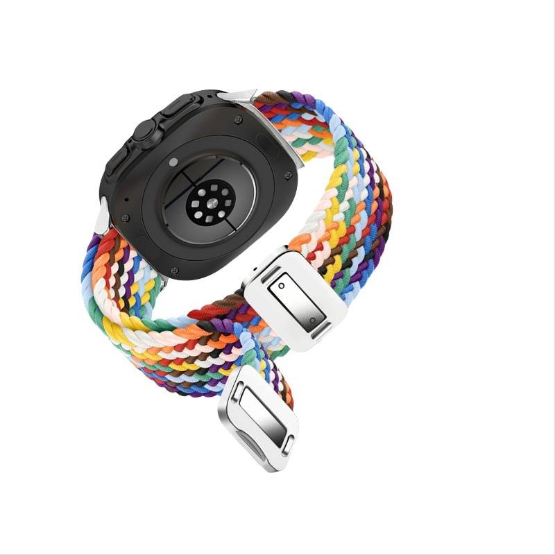 Samsung Watch 7 – Ultraelastisches Armband aus gewebtem Nylon Grey