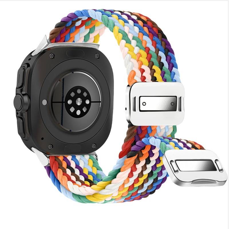 Samsung Watch 7 – Ultraelastisches Armband aus gewebtem Nylon Grey