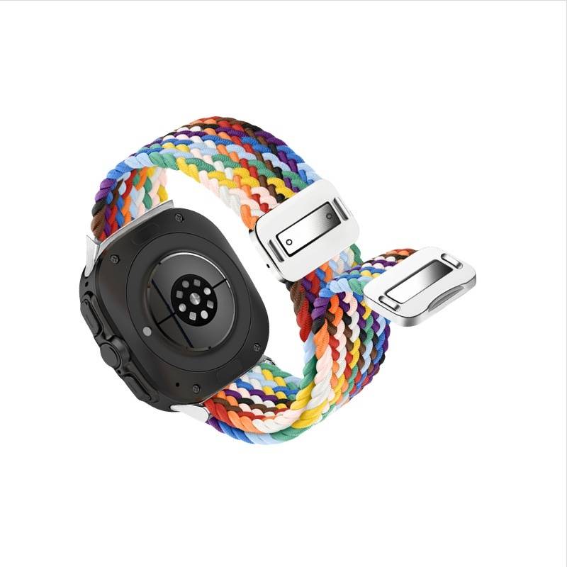 Samsung Watch 7 – Ultraelastisches Armband aus gewebtem Nylon Grey