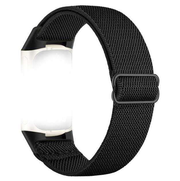Nylon-Uhrenarmband für Fitbit Charge 5/6 Black