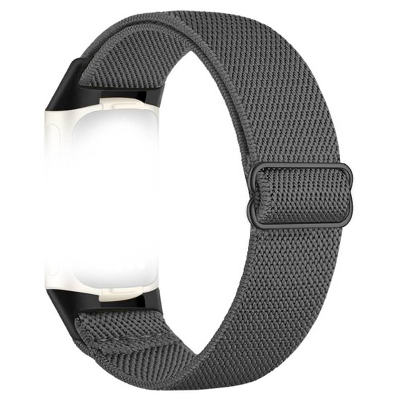 Nylon-Uhrenarmband für Fitbit Charge 5/6 DarkGrey