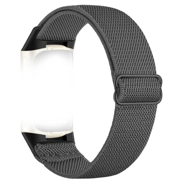 Nylon-Uhrenarmband für Fitbit Charge 5/6 DarkGrey