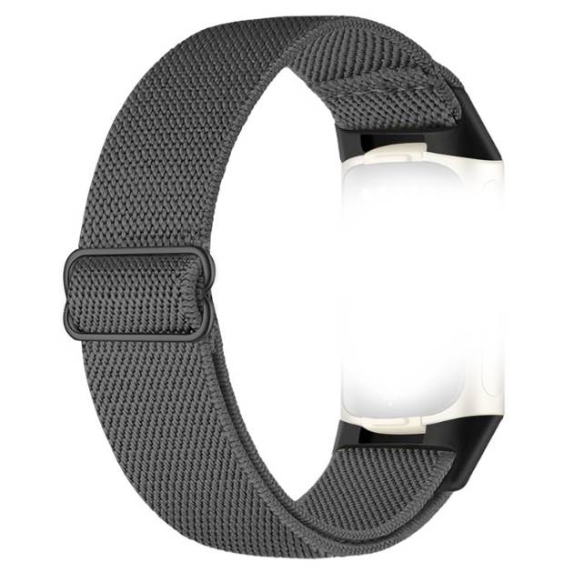 Nylon-Uhrenarmband für Fitbit Charge 5/6 DarkGrey