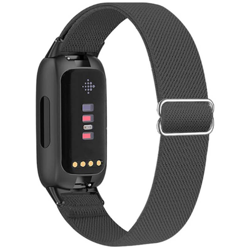 Atmungsaktives Nylonarmband für Fitbit Inspire 3 DarkGrey