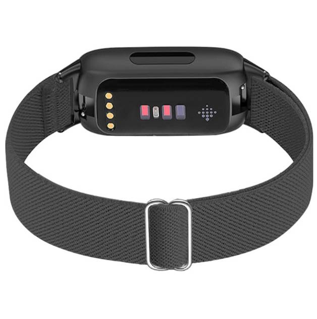 Atmungsaktives Nylonarmband für Fitbit Inspire 3 DarkGrey