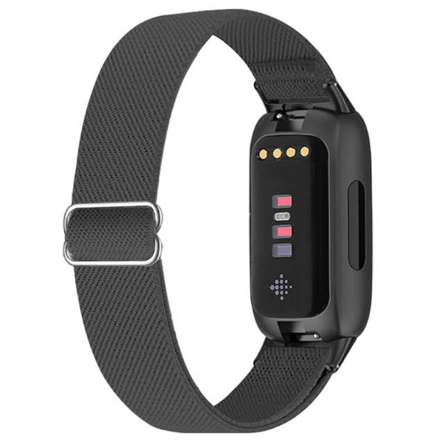Atmungsaktives Nylonarmband für Fitbit Inspire 3 DarkGrey