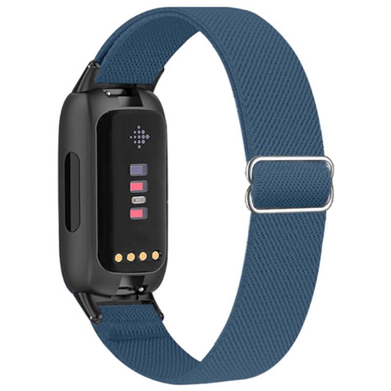 Atmungsaktives Nylonarmband für Fitbit Inspire 3 NavyBlue