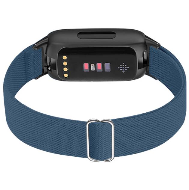 Atmungsaktives Nylonarmband für Fitbit Inspire 3 NavyBlue