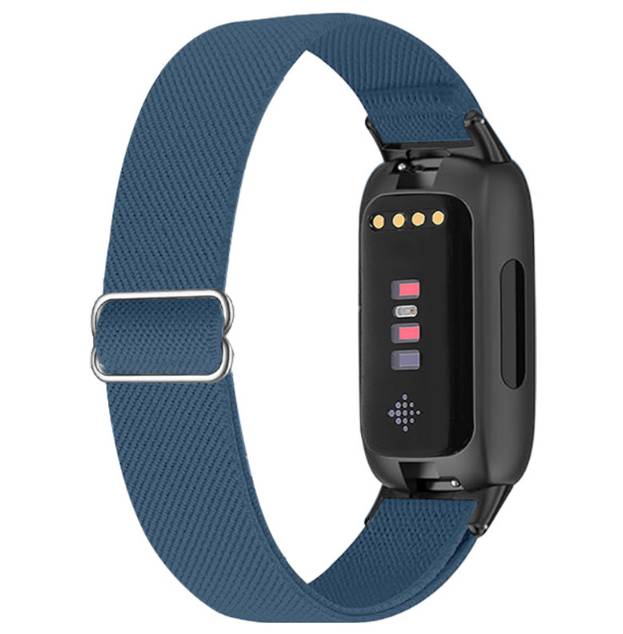 Atmungsaktives Nylonarmband für Fitbit Inspire 3 NavyBlue