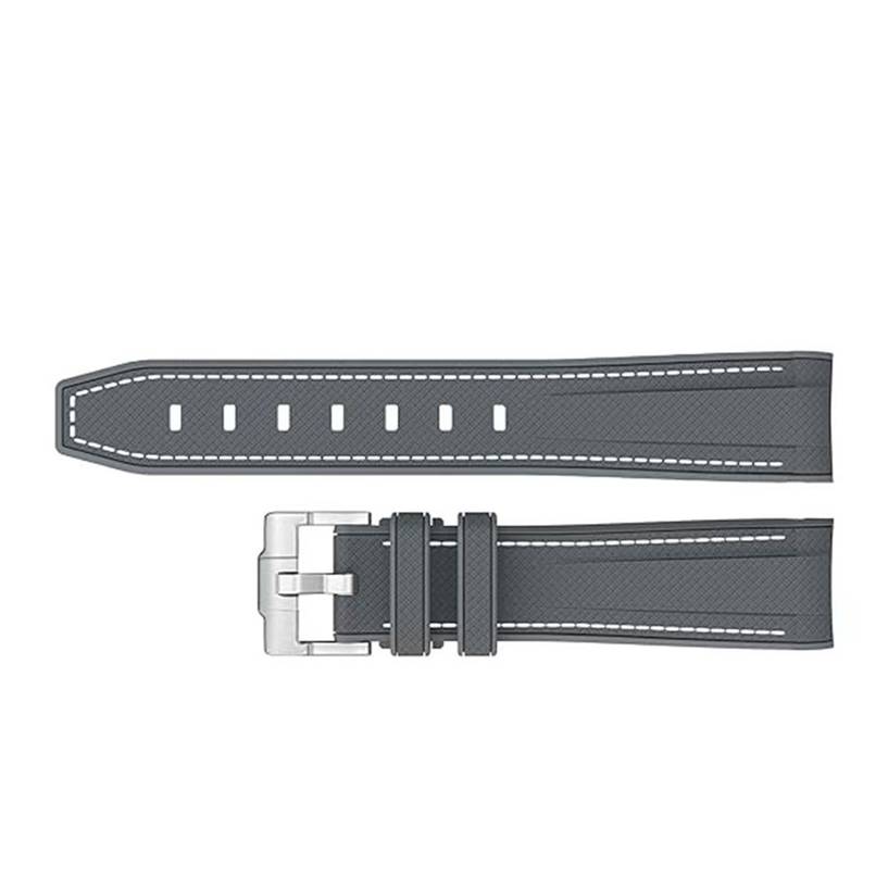 Silikon-Uhrenarmband für Moonswatch Swatch Grey