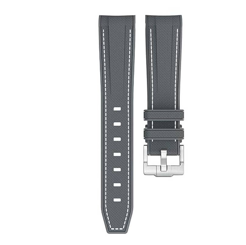 Silikon-Uhrenarmband für Moonswatch Swatch Grey
