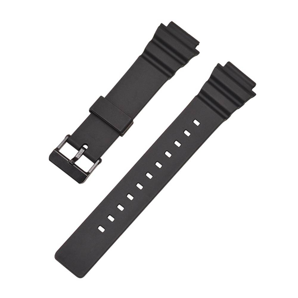 TPU-Uhrenarmband für Casio LRW-200H Black