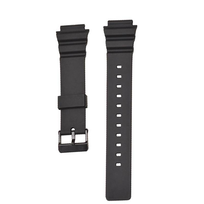 TPU-Uhrenarmband für Casio LRW-200H Black