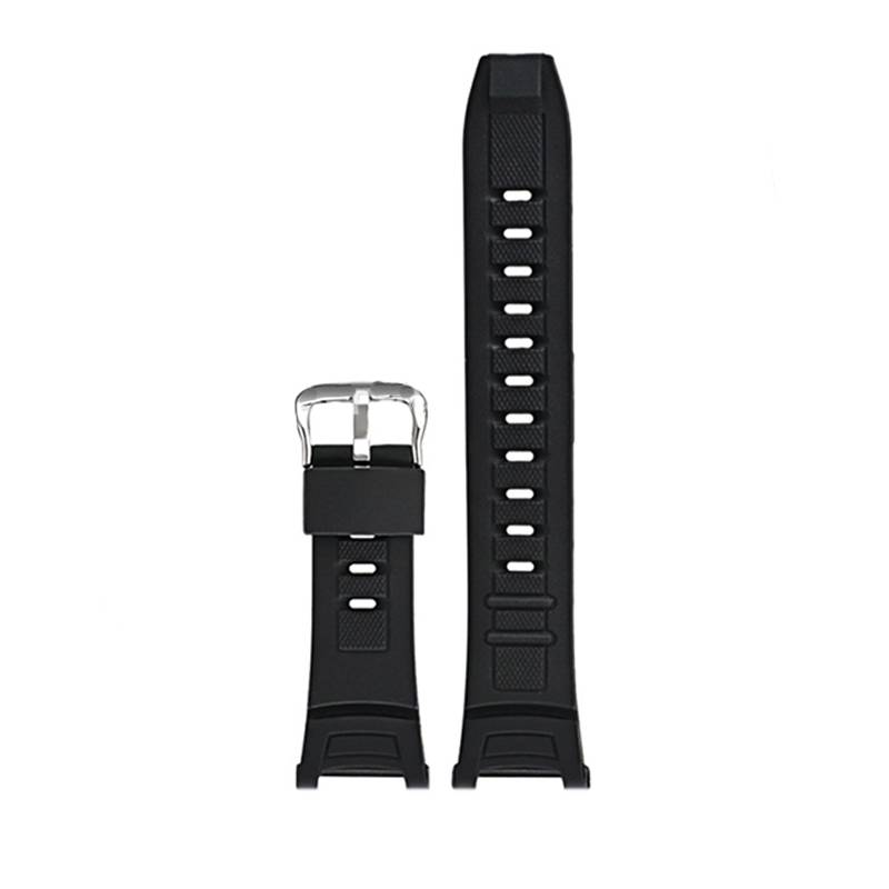 Schwarzes und silbernes Uhrenarmband für Casio PRG-130Y/PAW/PRW-1500